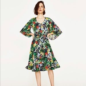 Zara Floral Printed Blouse